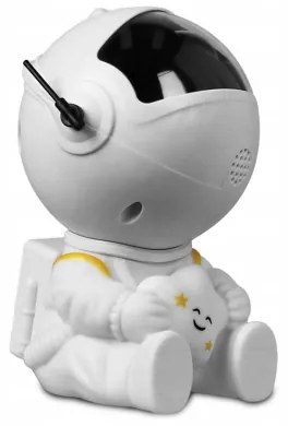 LED RGB projektor LED/5W/5V astronaut + diaľkové ovládanie