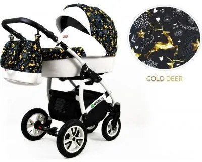 Kombinovaný kočík Raf-pol Tropical - Gold Deer (3-kombinácia)