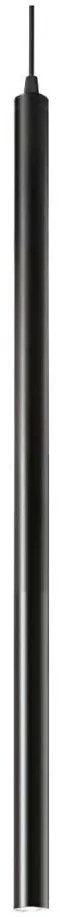 Ideal Lux - LED Luster na lanku ULTRATHIN LED/11,5W/230V CRI 90 čierna