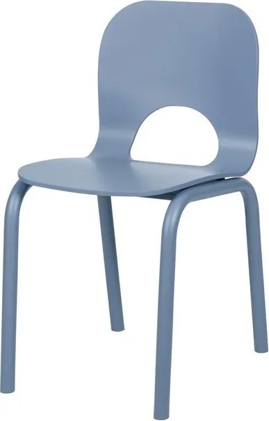 Modrá jedálenská stolička Atto – noo.ma