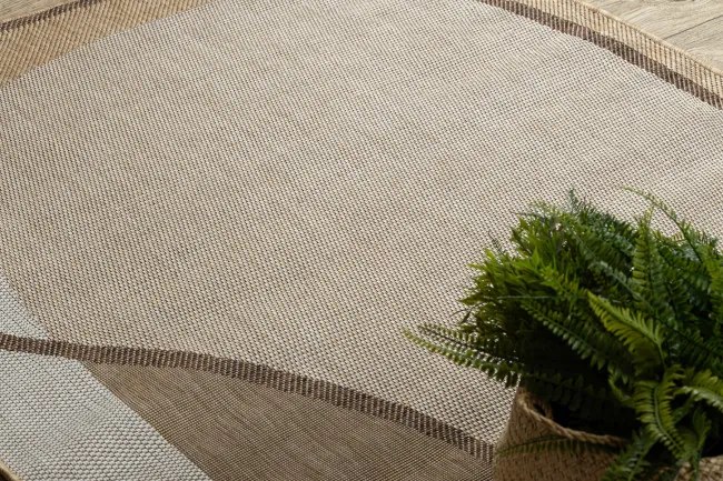 Koberec ORGANIC 2123 naturálny / krémový / sivý