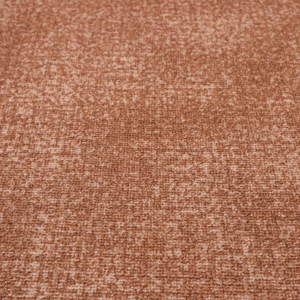 Associated Weavers, Metrážny koberec Bruno terra, na mieru, šíře 4m, oranžová, filc, chodba / predsieň