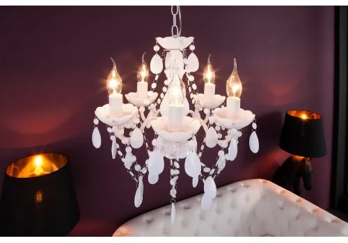 Luster 7227 5-Ramien biely  - Komfort-nábytok