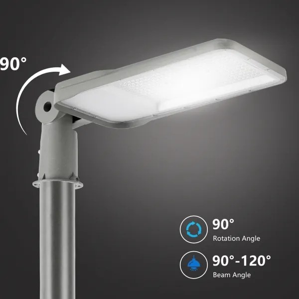 BRILAGI -LED Vonkajšia pouličná lampa s kĺbom. URBANLIGHT LED/200W/230V sivá IP65