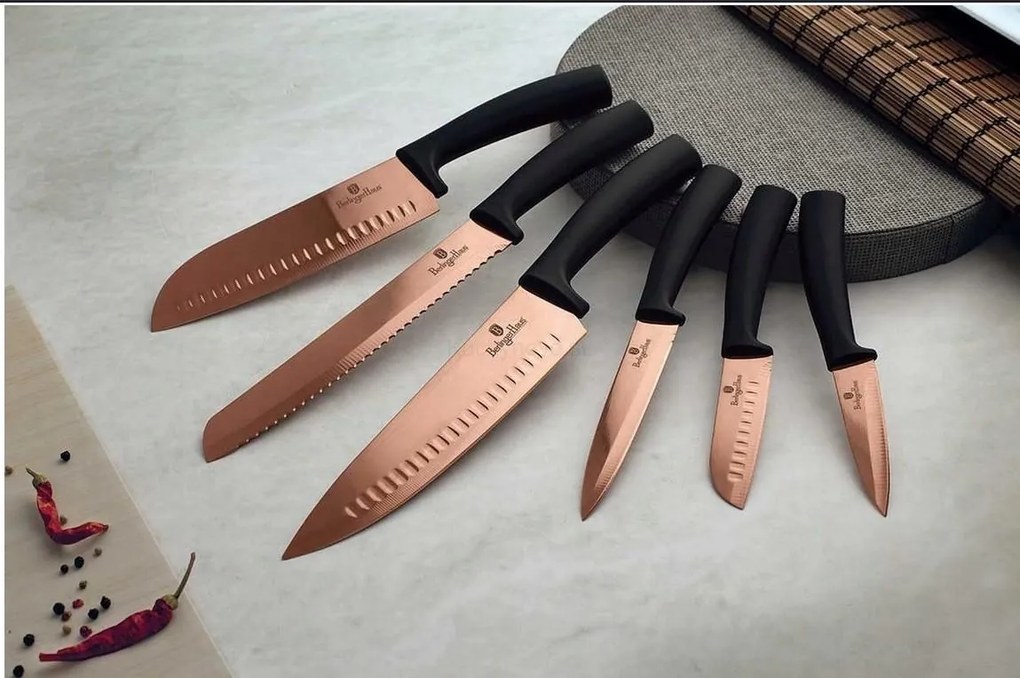 BERLINGERHAUS sada nožov Rose gold, BH-2648, 6 ks