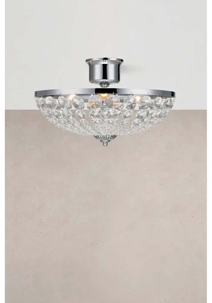 Stropné svietidlo v striebornej farbe Gränsö – Markslöjd