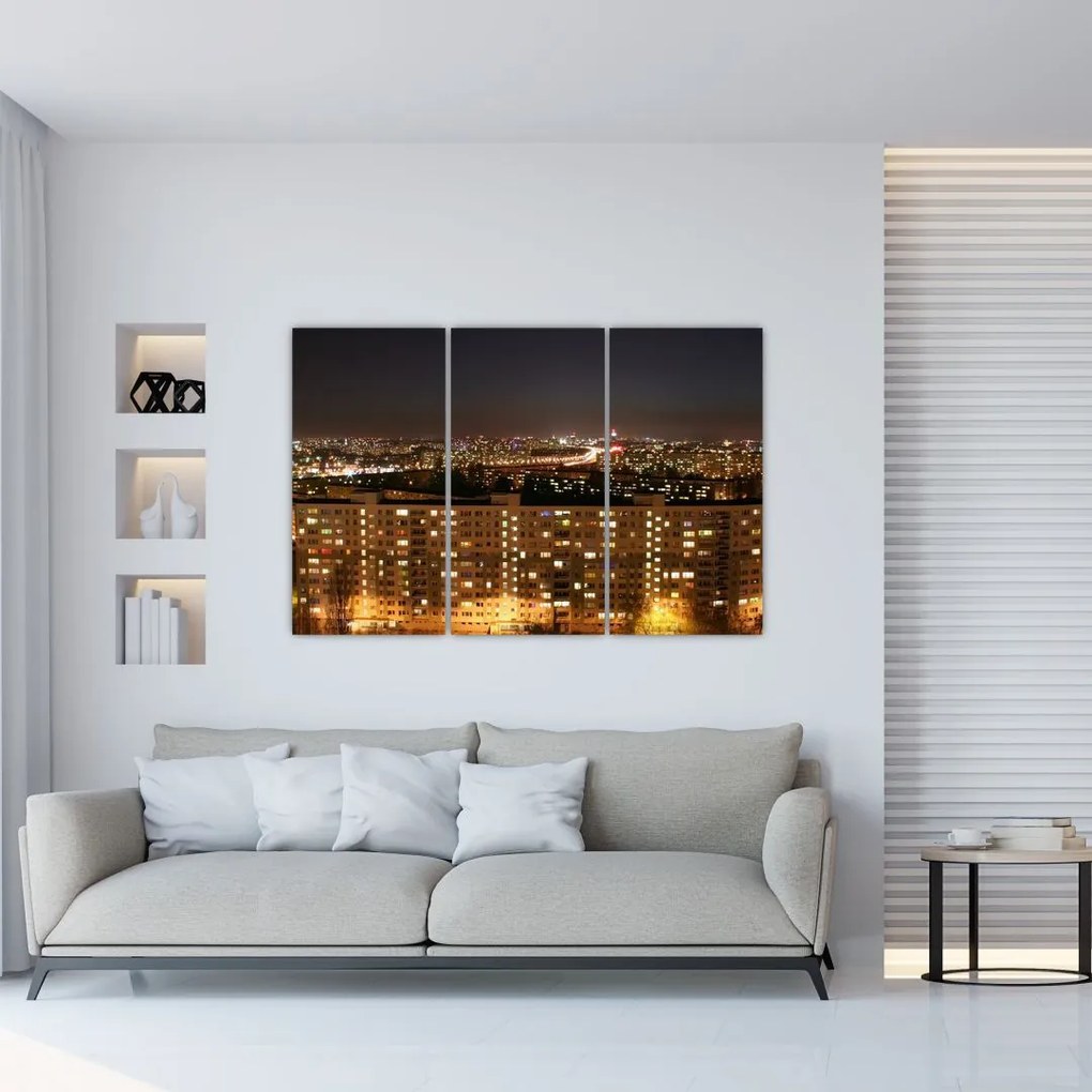 Nočné mesto - obraz