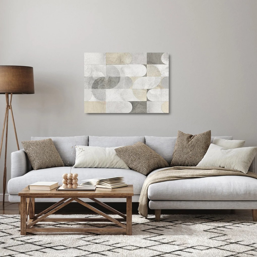 Sklenený obraz - Dlaždice (70x50 cm)