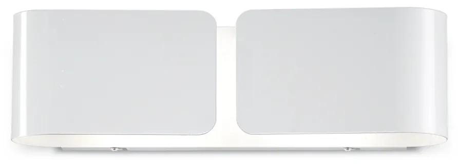 IDEAL LUX Nástenné svietidlo CLIP AP2 SMALL, biele