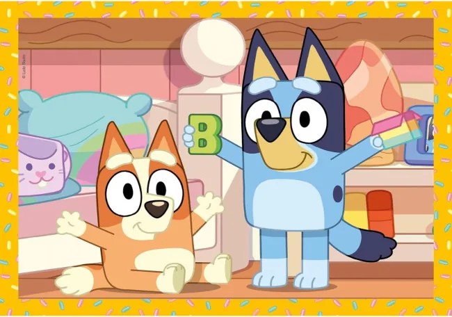 Puzzle 4v1 Bluey Clementoni 21530