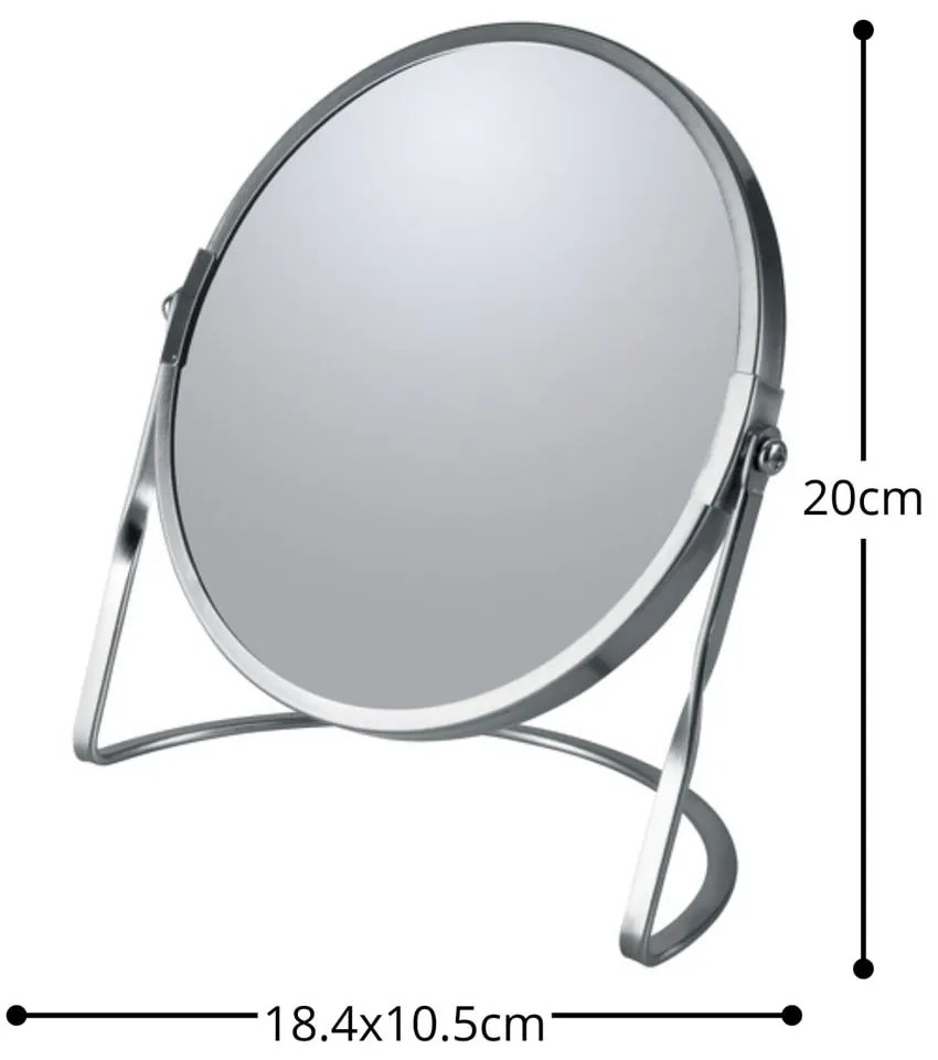 Kozmetické zväčšovacie zrkadlo (zväčšenie 5x) ø 18 cm Akira – Spirella