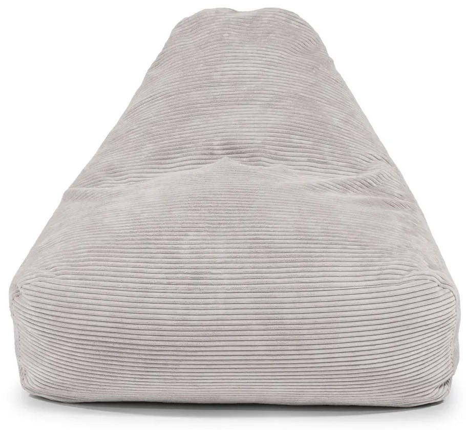 Fialový menčestrový sedací vak Snug 100 – SLOWDOWN