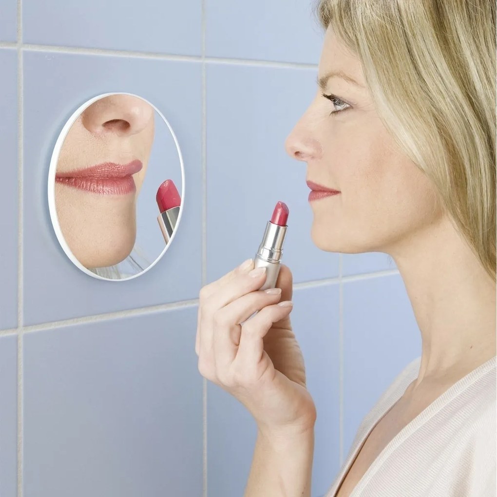 Wenko Samolepiace kozmetické zrkadlo 3x zväčšenie, pr. 12 cm