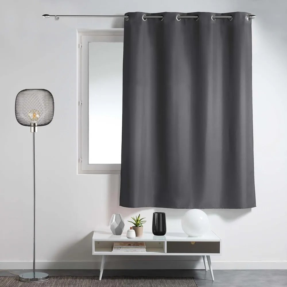 Tmavosivý záves 140x180 cm Essentiel – douceur d'intérieur