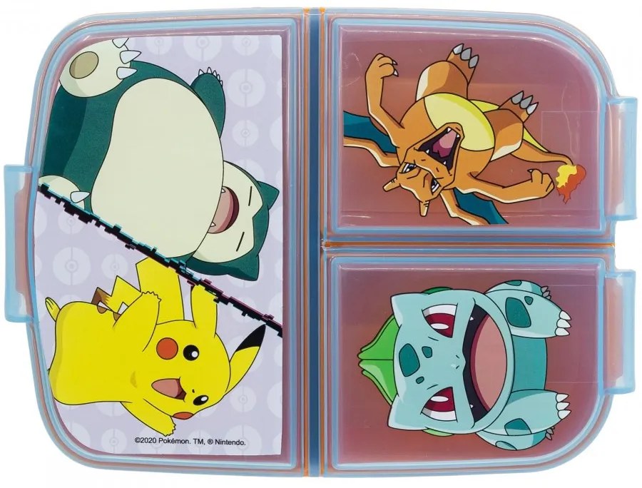 Multibox na desiatu Pokémon s 3 priehradkami