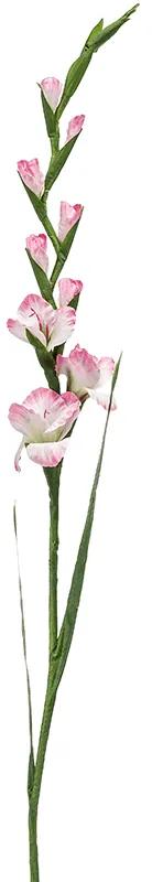 Umelý kvet Gladiol ružový 128 cm
