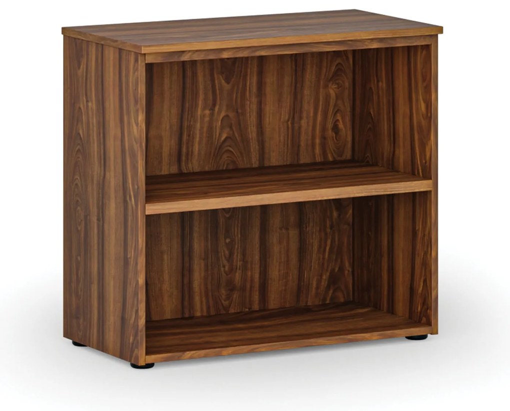 Kancelársky regál PRIMO WOOD, 800 x 420 x 740 mm, orech