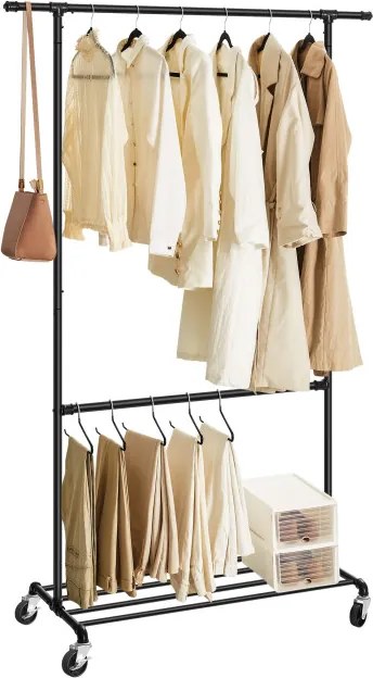 Vešiakový stojan na kolieskach HSR62BKV1