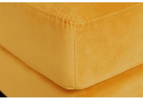 Taburetka 41302 Cozy Zamat Žltá  - Komfort-nábytok