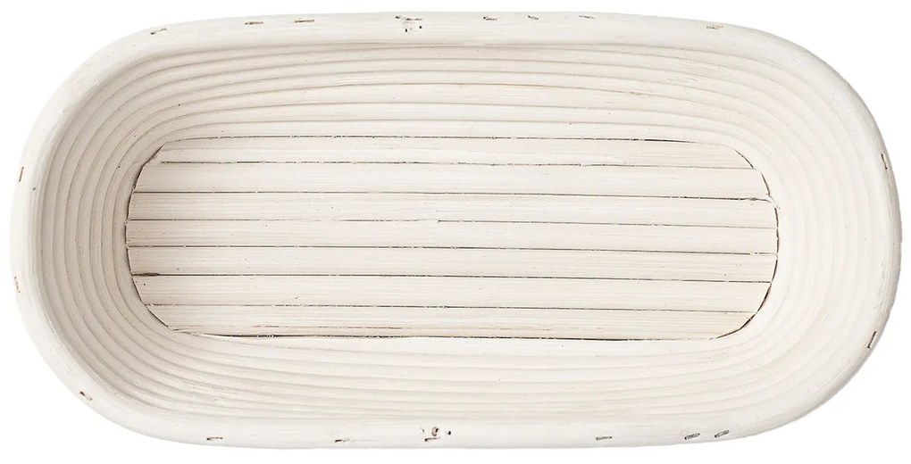 HOME ELEMENTS Ošatka oválna s látkovou vložkou, 28 x 14 x 7,5 cm