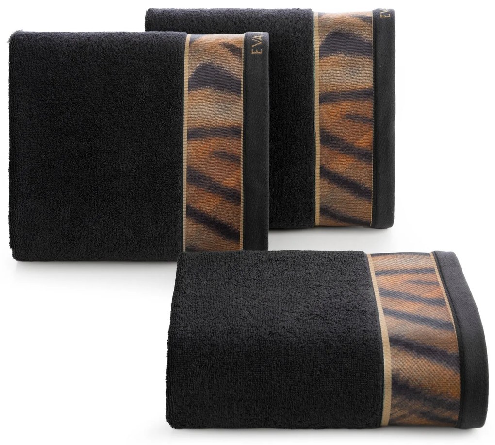 BAVLNENÝ UTERÁK EVA MINGE23 30X50 CM ČIERNA