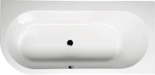 Obdĺžniková vaňa Polysan Astra 165x80 cm akrylát ľavá aj pravá 34611