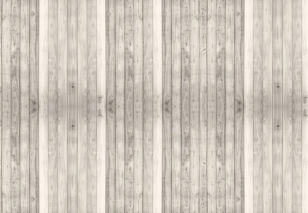 Fototapeta - Drevená dosková stena, šedá (147x102 cm)