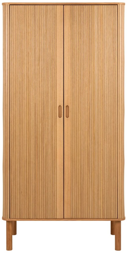 Šatní skříň Langley lakovaný dub přírodní