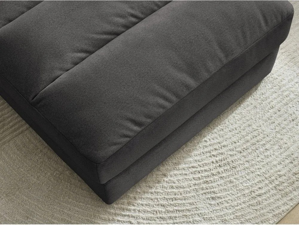 Čierna zamatová podnožka Sierra – Bobochic Paris