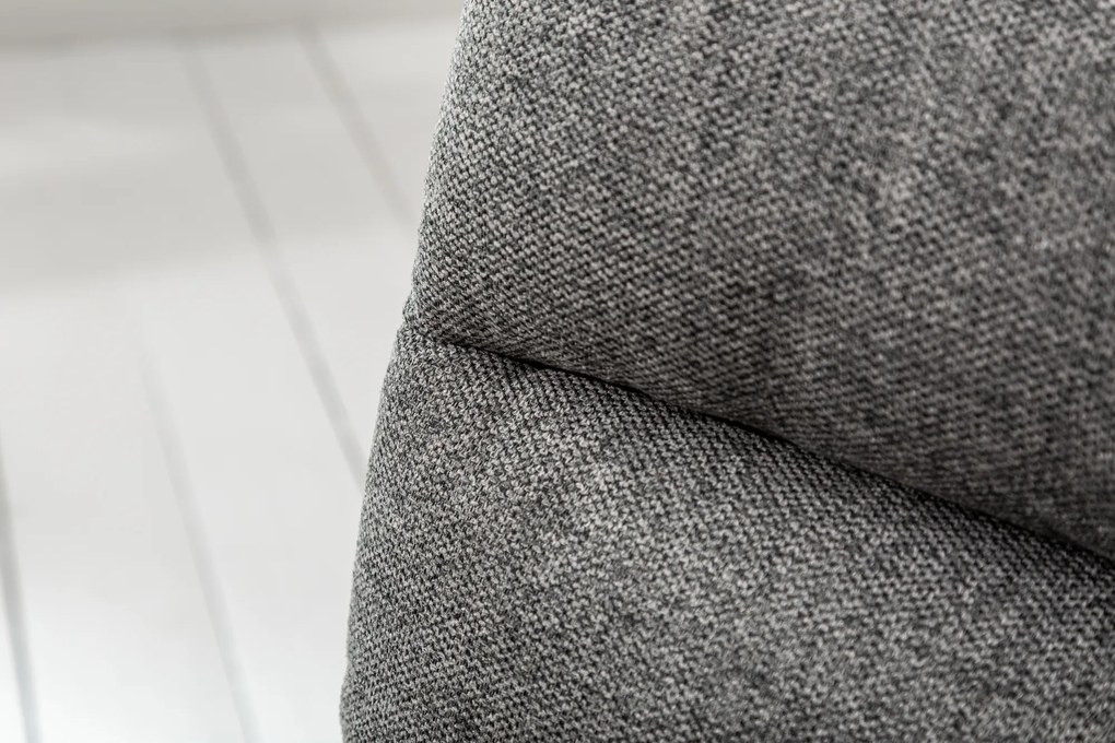 Stolička konzolová Comfort štruktúrovaný materiál sivá