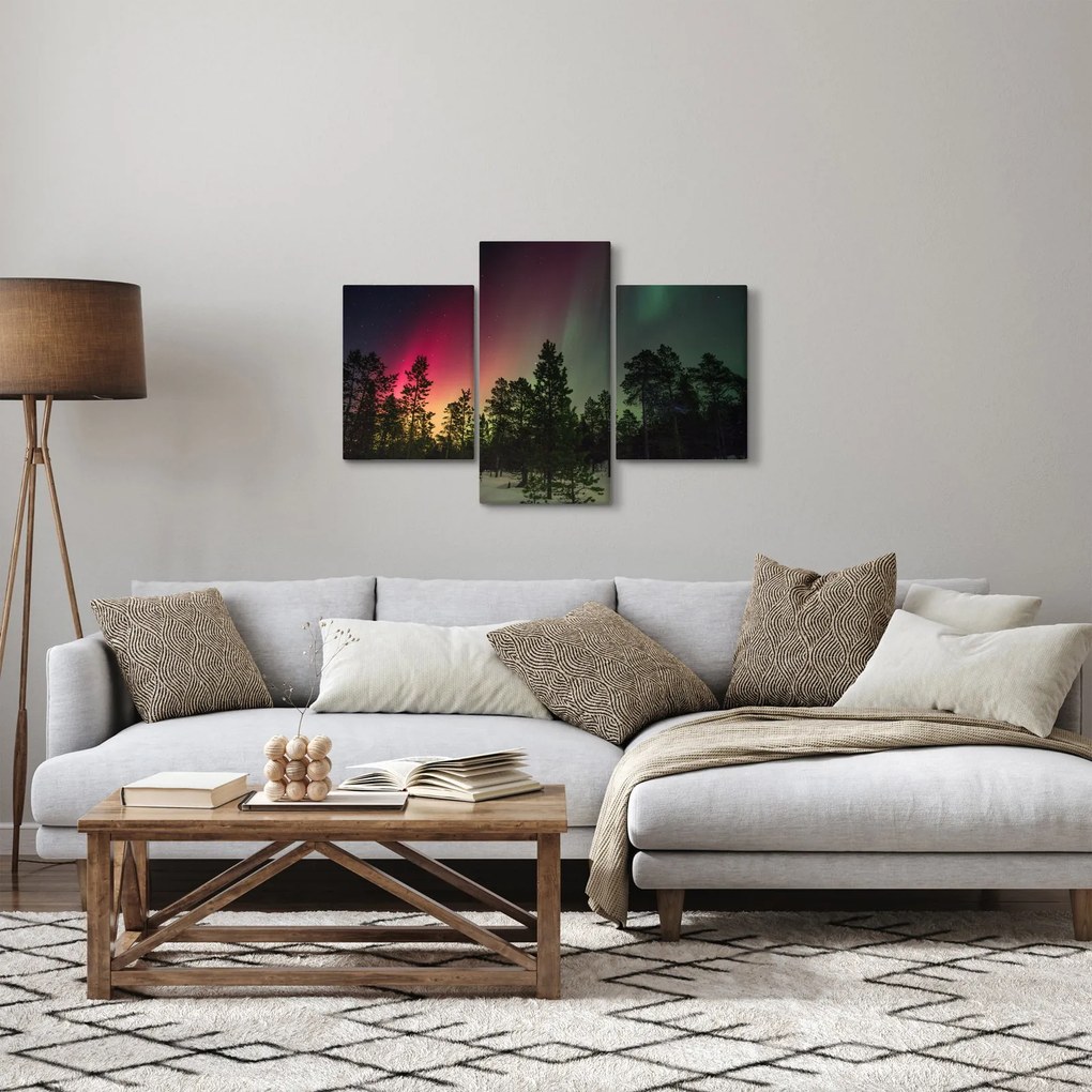 Obraz polárna žiara (90x60 cm)