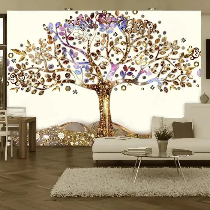 Fototapeta - Golden Tree Veľkosť: 294x210, Verzia: Samolepiaca