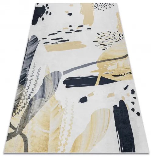 Kusový koberec ANDRE Abstraction 1097, 80x150, béžová, chodba / predsieň, Dywany Łuszczów