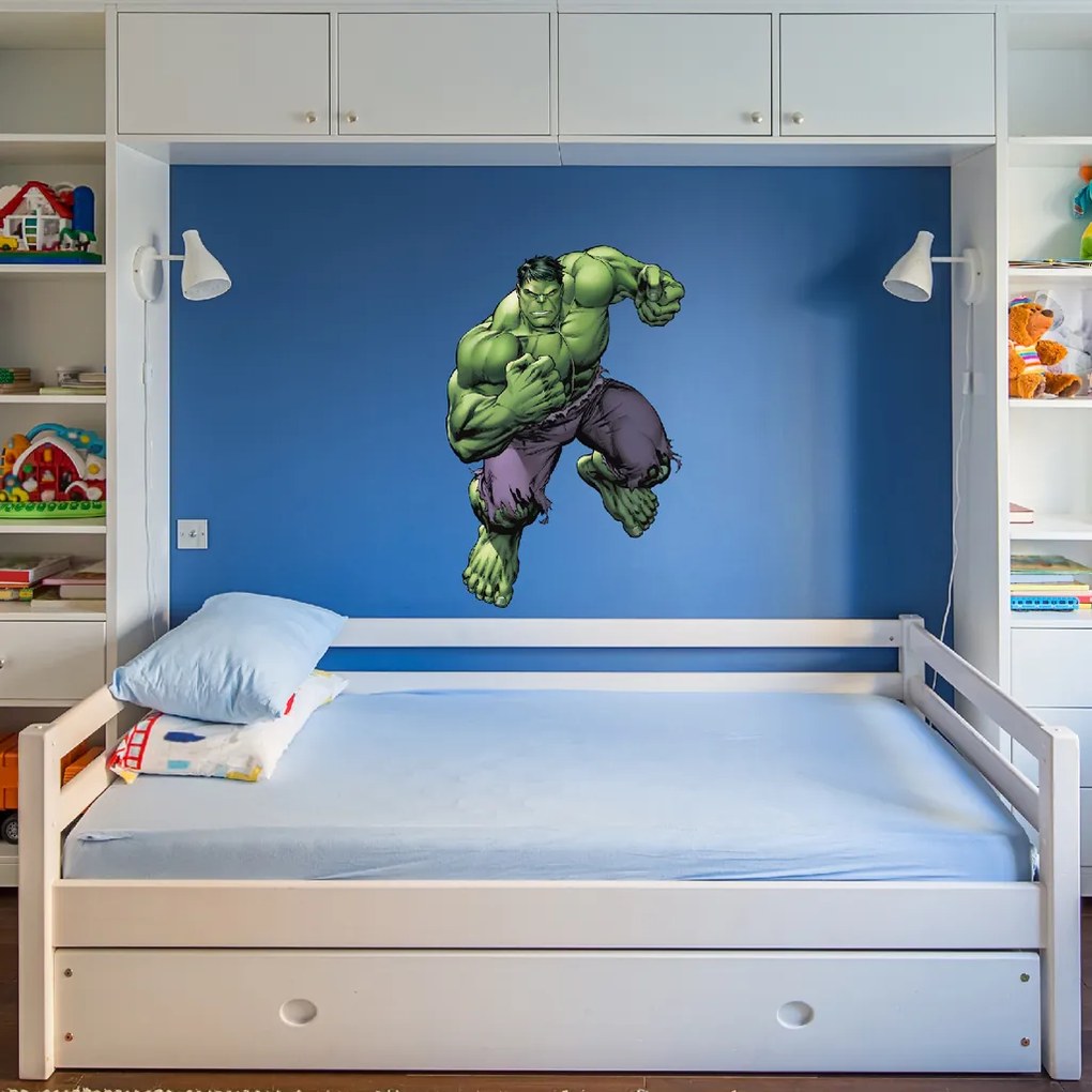 50x70cm Hulk - textilná nálepka na stenu
