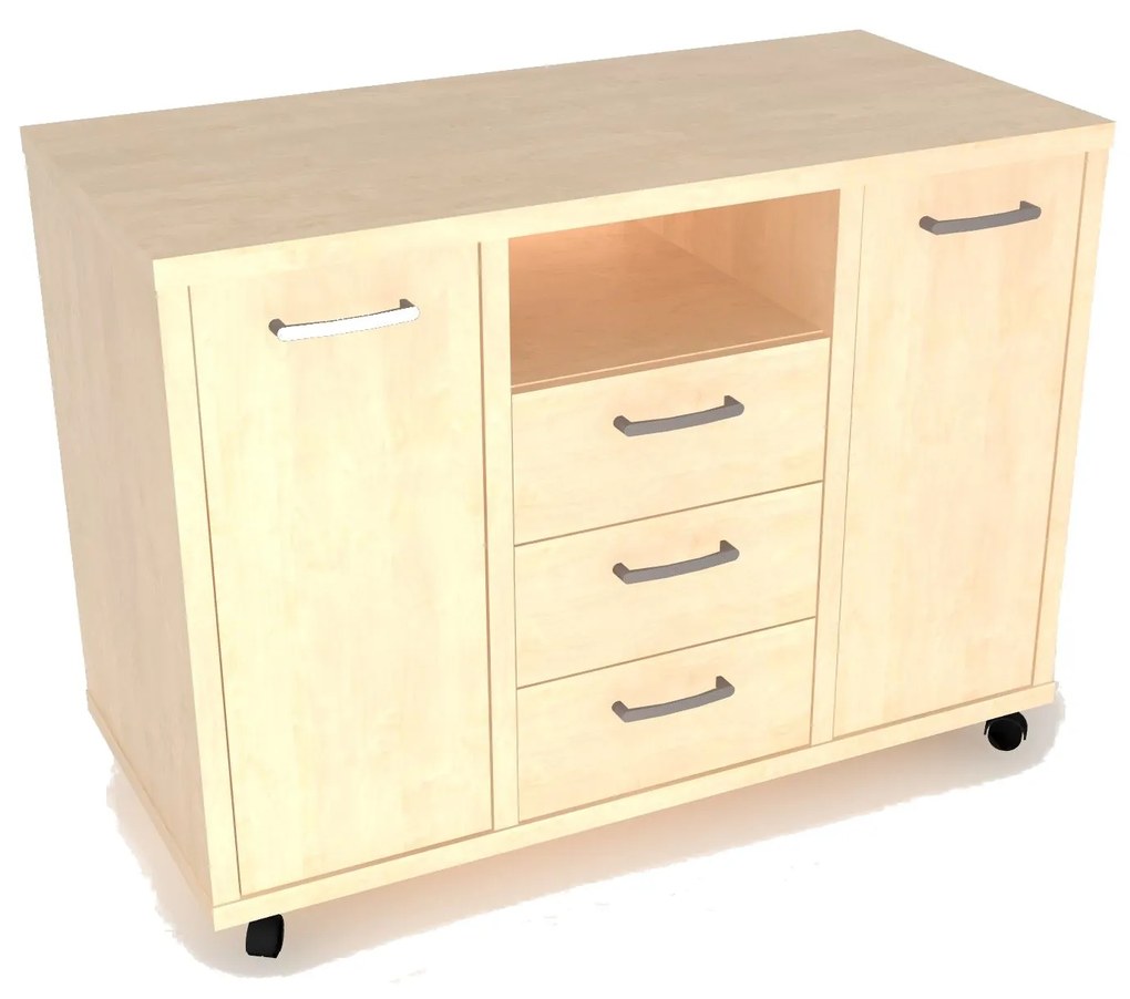 Kontajner Visio 105 x 50 cm, javor