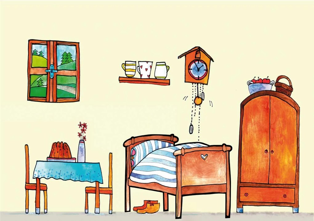 MARIONETINO Bábky a kulisy k rozprávke Červená Čiapočka