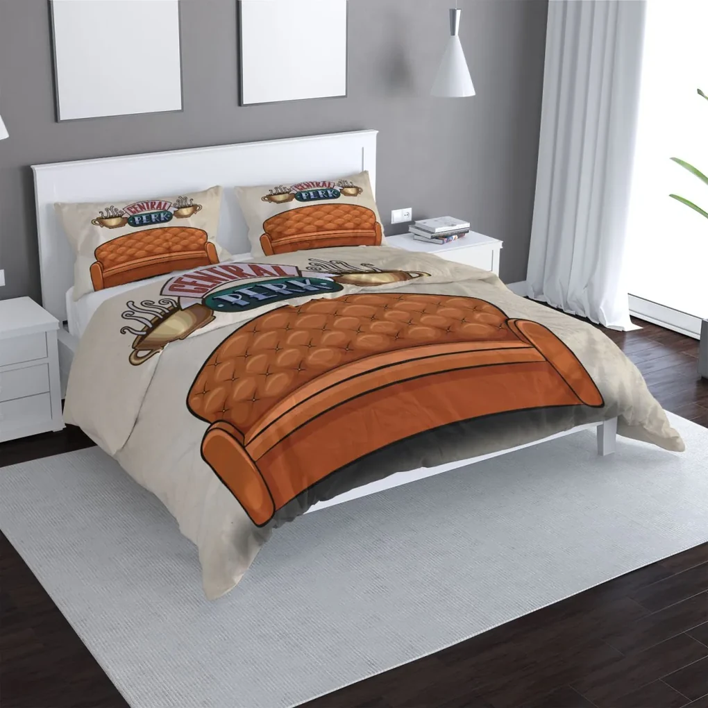Sablio Obliečky Seriál Priatelia CENTRAL PERK Gauč - 140x220 / 90x70
