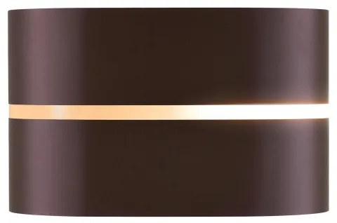 Nordlux - Vonkajšie nástenné svietidlo SIBELIS 1xE27/10W/230V IP44 hnedá