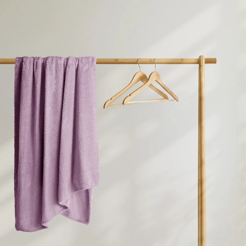 Orgovánovofialová deka z mikrovlákna DecoKing Henry, 70 x 150 cm