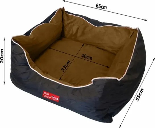 Pelech pre psa / mačku L - hnedo-čierny