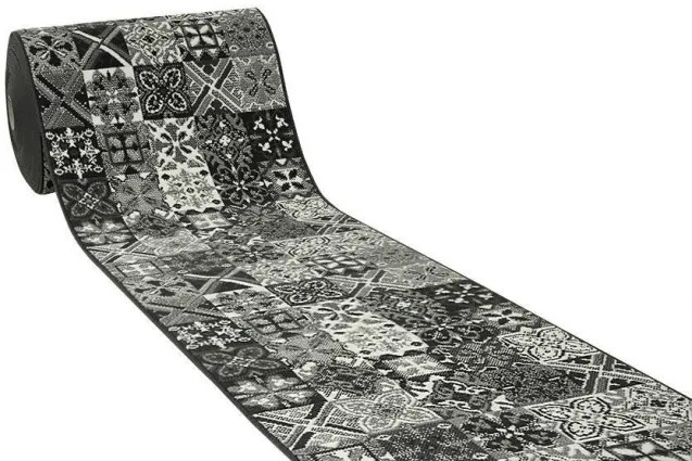 Behúň Luna 503754/89922 - patchwork sivý