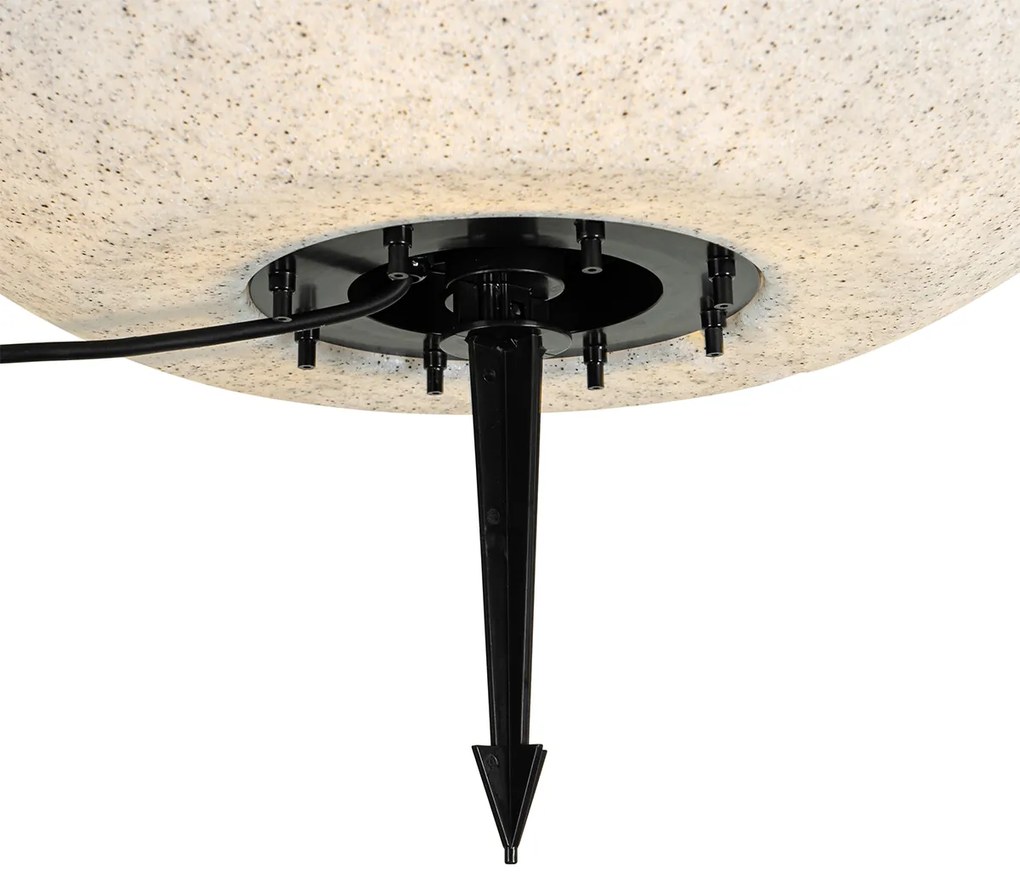 Inteligentná vonkajšia lampa sivá 77 cm IP44 vrátane Wifi A60 - Nura