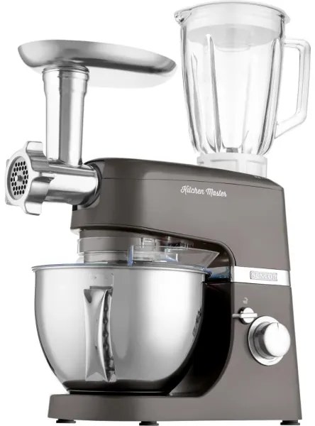 Sencor - Kuchynský robot s nerezovou misou 1000W/230V šedá