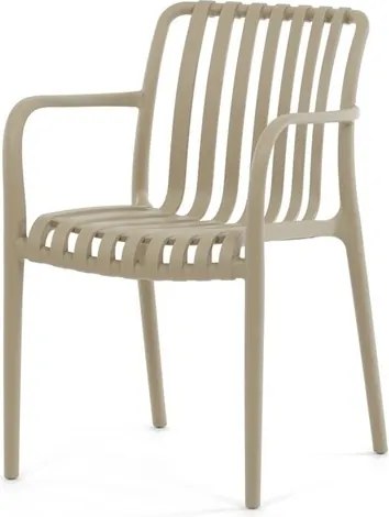 Záhradná stolička Autronic plast Béžová CT-X7029 CAP