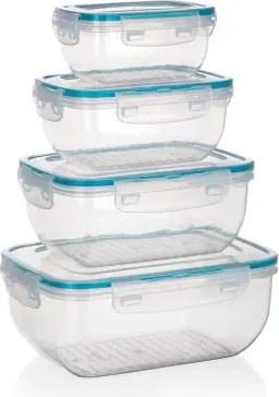 Súprava dóz na potraviny (4 ks) Leya%