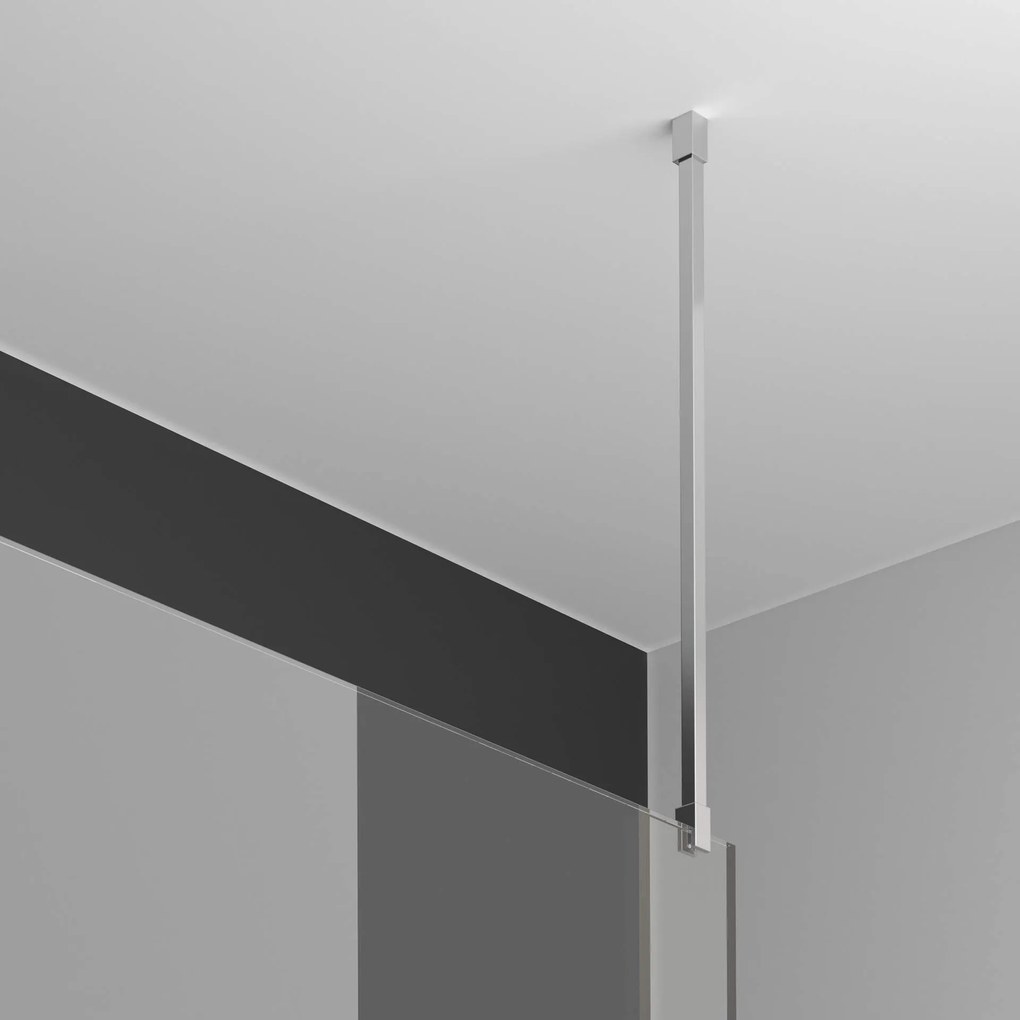 Deante Prizma, stropná vzpera pre sprchové zásteny 62cm, chrómová, DEA-KTJ_060S