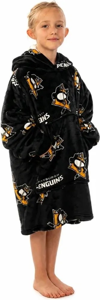 Mikinová televízna deka NHL Pittsburgh Penguins – veľ. S