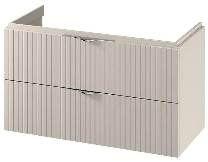 Cersanit S1015-013 - Závesná kúpeľňová skrinka pod umývadlo TIRSO 100x45 cm béžová