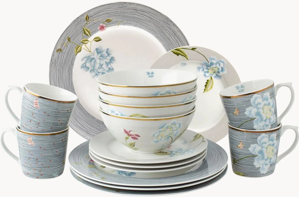 Súprava riadu Delig, 16 ks