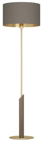 Eglo 390338 - Stojacia lampa SANTANDRIA 1xE27/40W/230V hnedá/zlatá